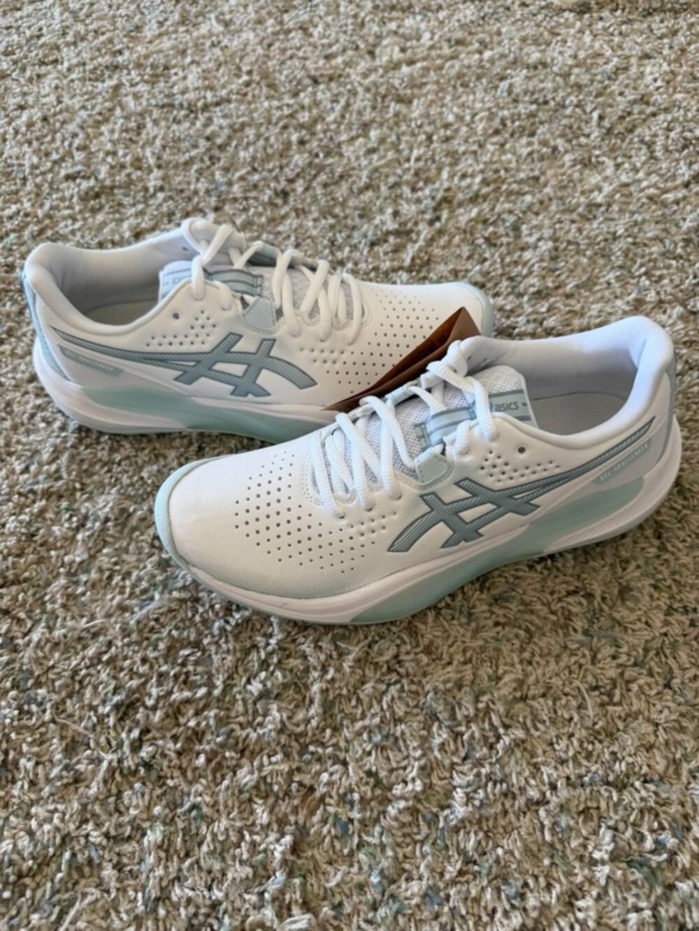 Asics Gel Challenger 15 Sneakers White/Sky Sz 8.5 NIB